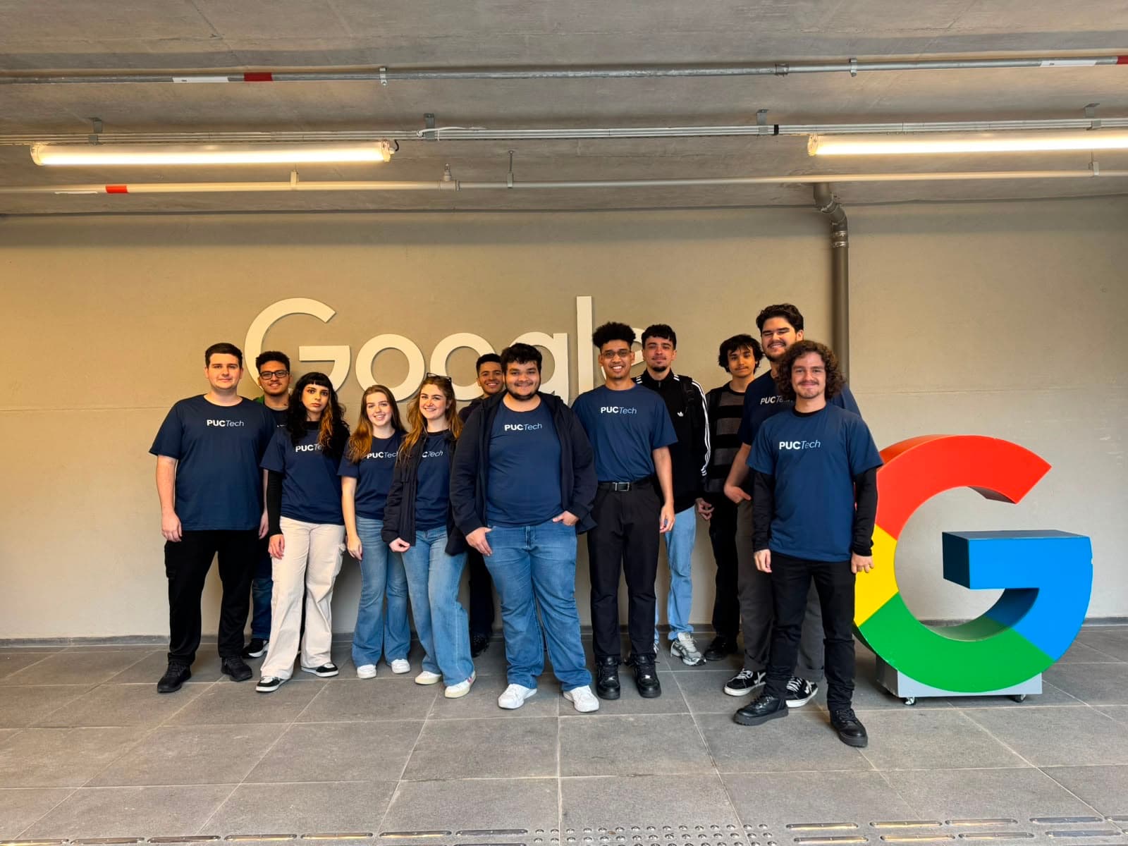 Membros da PUC Tech reunidos